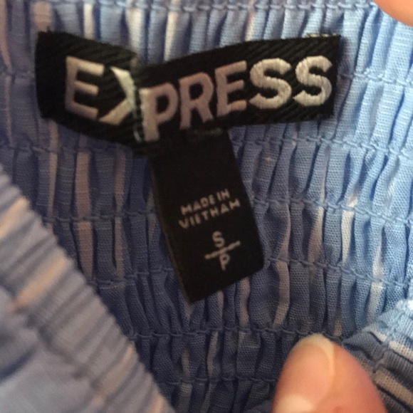 Blue and white striped blouse - Picture 2 of 2